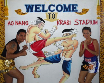 Thai Boxing: watch them fighting in Ao Nang