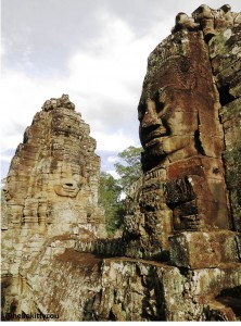 Bayon faces