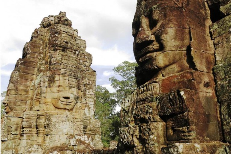 Bayon faces