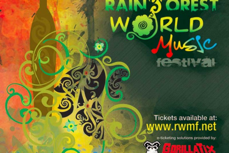 Rainforest World Music Festival banner