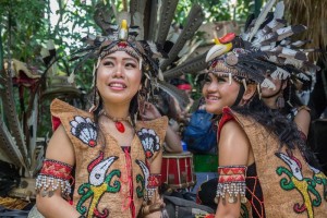 Borneo tribal women