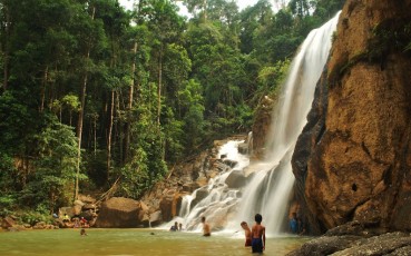 Sungai Pandan waterfall in Kuantan