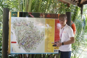 Paul by the Tropical Spice Garden map