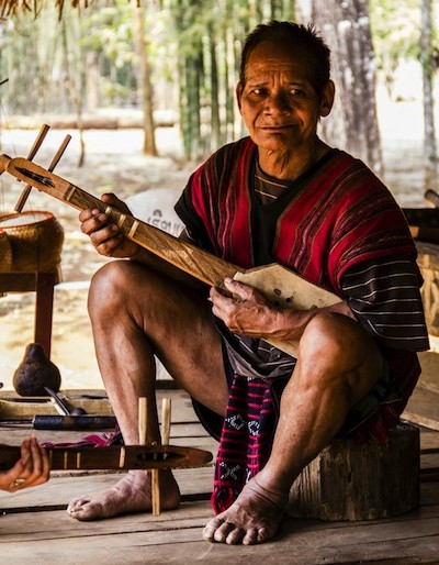 Phasuam ethnic museum village musician