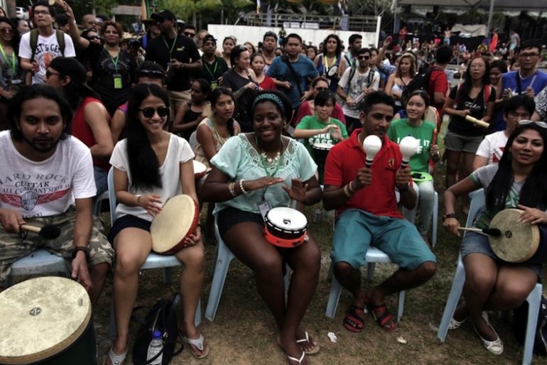 1drum.org at the Rainforest World Music Festival 2014