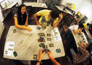 A Parang game in session during the last preview