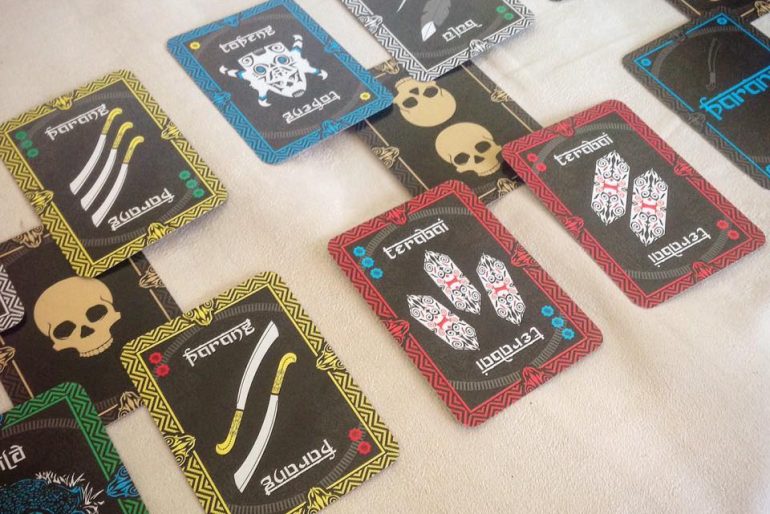 A game of Parang in full swing