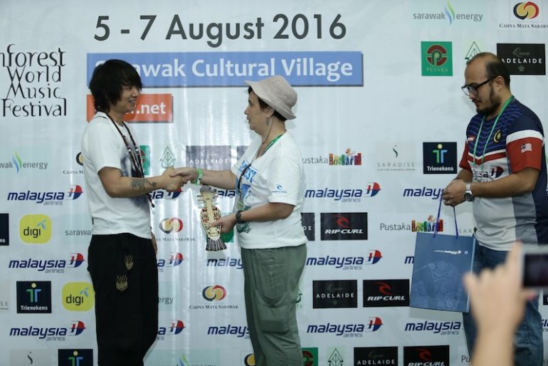 Shanren at the Rainforest World Music Festival press conference