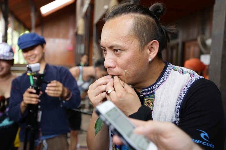 Shanren at one of the Rainforest World Music Festival workshops