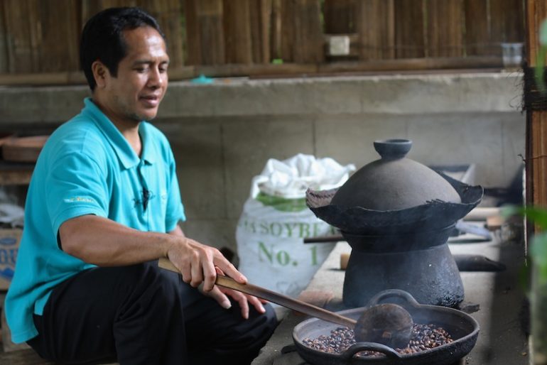 The process of coffee making