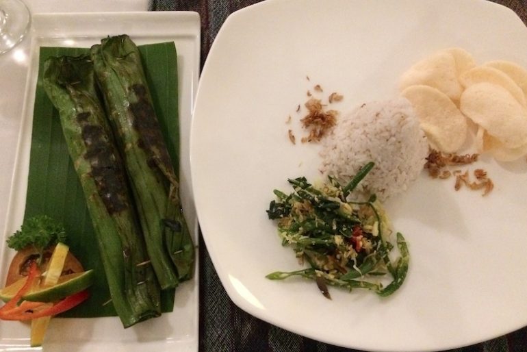 Traditional food at MiPi restaurant