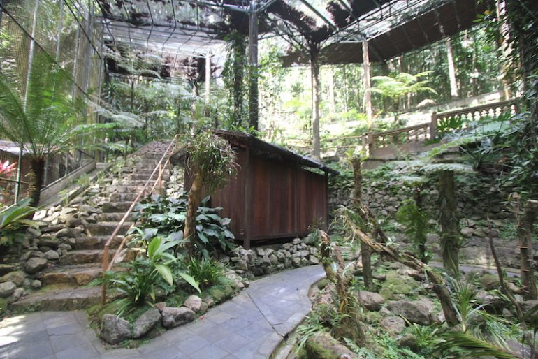 Entrance to the Orchidarium