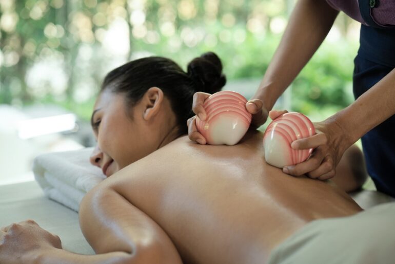 Lava shell massage is a signature treatment at Banyan Tree Spa Krabi