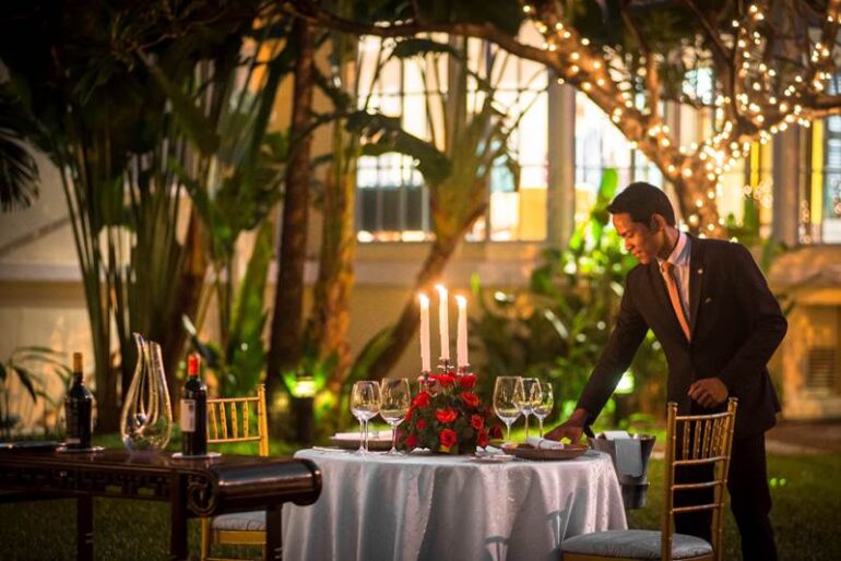Lovebirds in Phnom Penh should look no further than the delightfully nostalgic Raffles Le Royal
