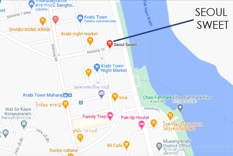 Map Seoul Sweet