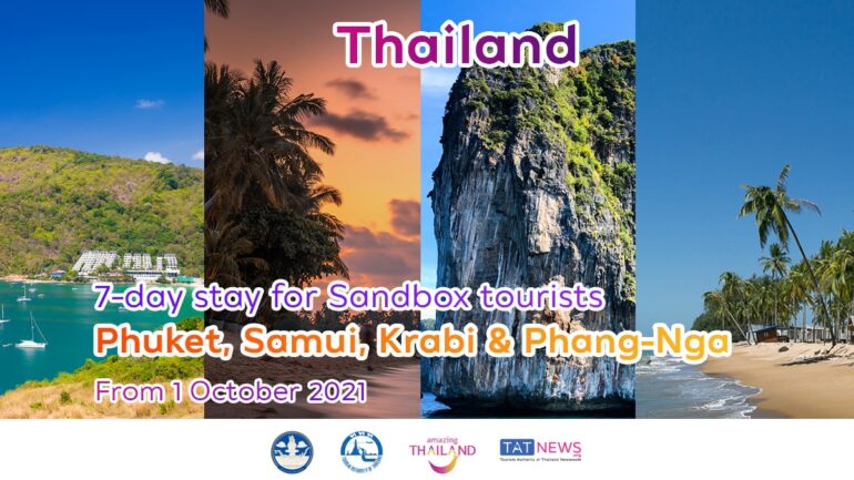 7-day stay for Thailand Sandbox tourists