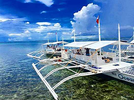 Mactan island tourist boats