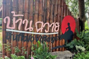 Thai Water Buffalo Preservation Village in Suphanburi