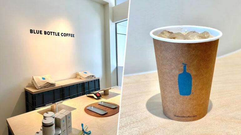 BLUE BOTTLE COFFEE AND VALIRAM AT PARAGON singapore