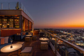 Charcuterie Wine Glass Toppers’ at Sky Bar