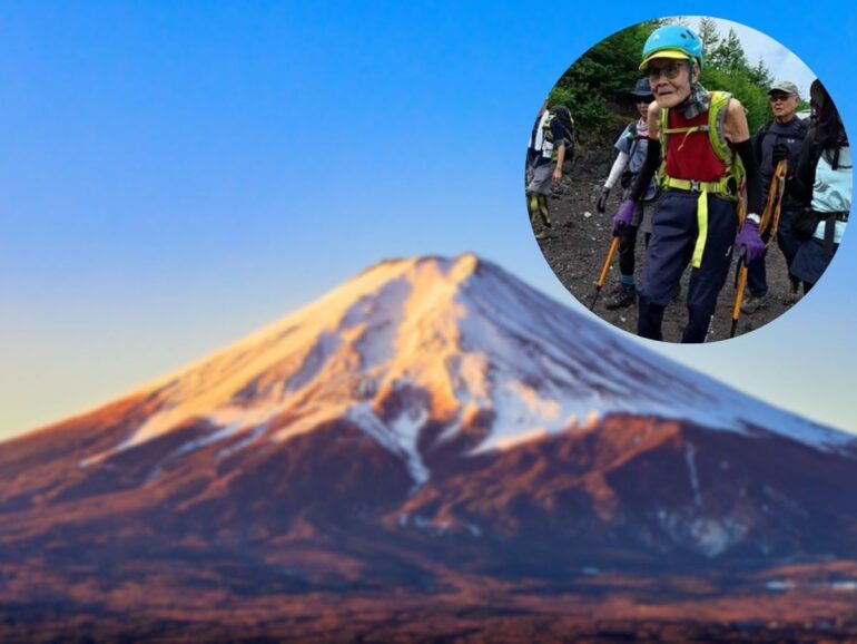 A 102-Year-Old Climbs Mount Fuji