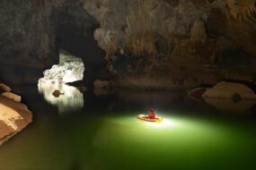 Exploring Xe Bang Fai River Cave in Laos