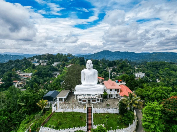 Giant Buddha at Sri Maha Bodhi Viharaya, Kandy