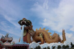 the Dragon Descendants Museum and Temple in Suphanburi