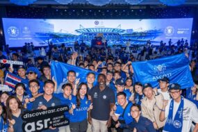 Chelsea Legend Jimmy Floyd Hasselbaink at Ascott Tay Ho Hanoi