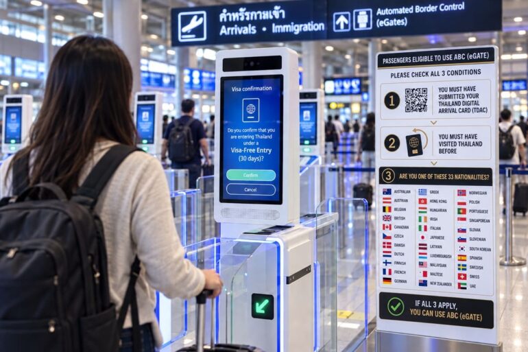 Suvarnabhumi e-gates open to 33 nationalities